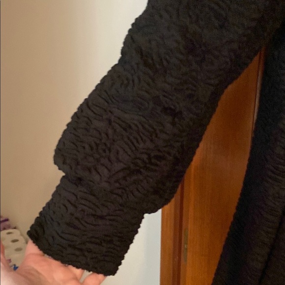 Steve Madden Ladies Black Jacket Mid-Length Button Front Size Large - Picture 6 of 14